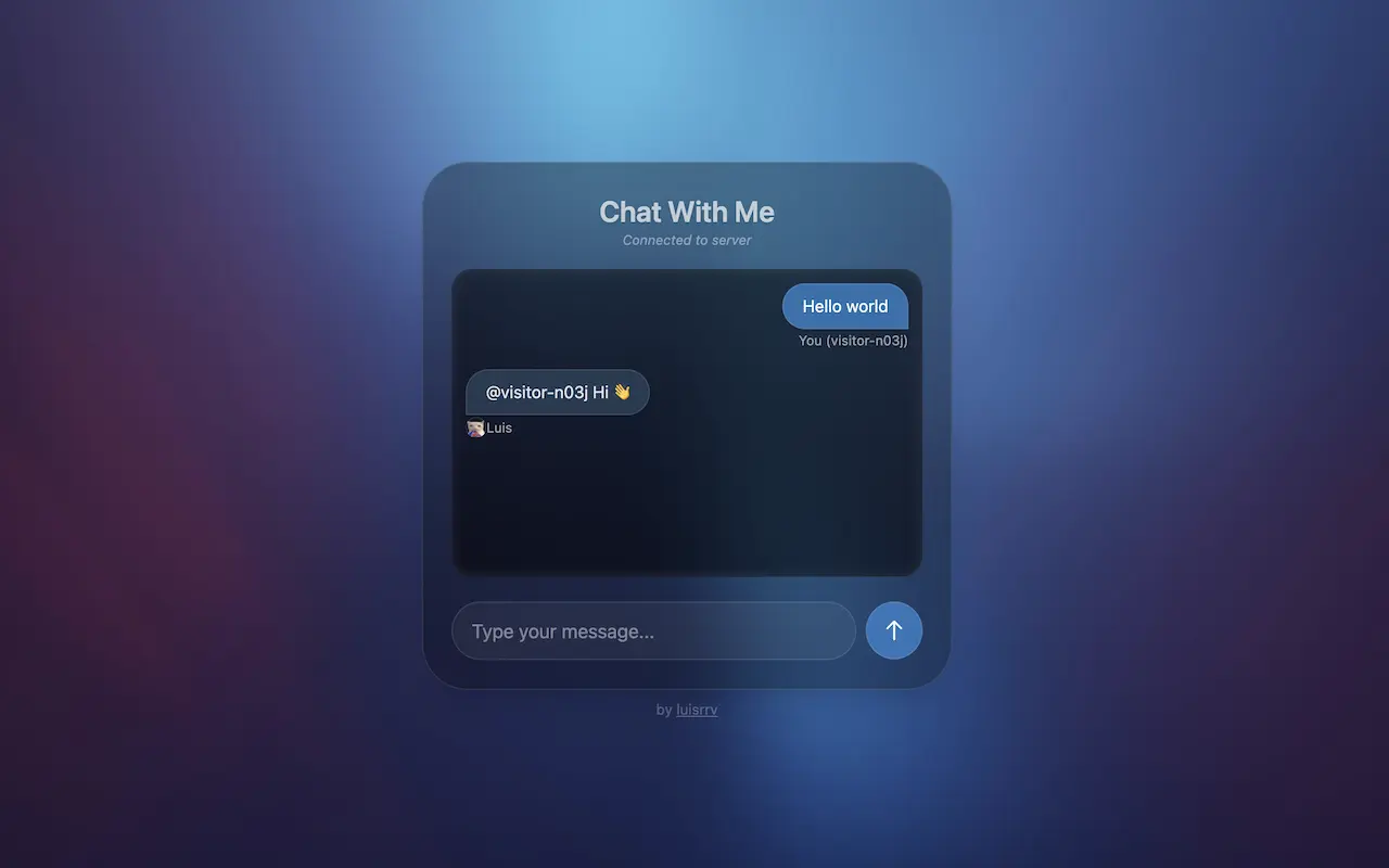 Screenshot of Web-to-LINE Chat Relay